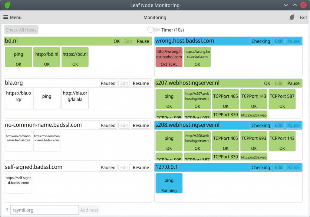 Leaf Node Monitoring - Leaf Node